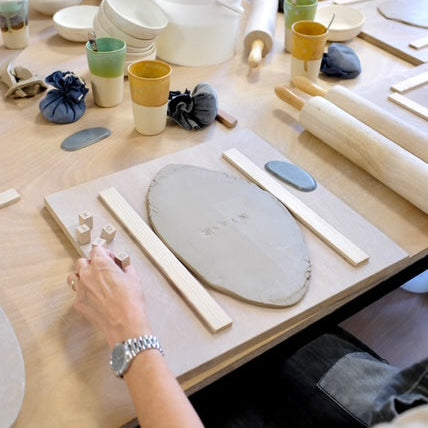 workshop bord aan tafel